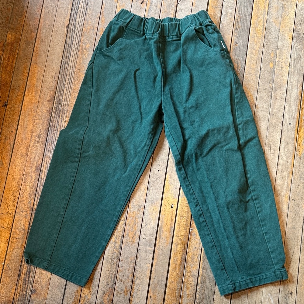 Le Bon Shoppe Arc Pants Medium Cotton Forest Green